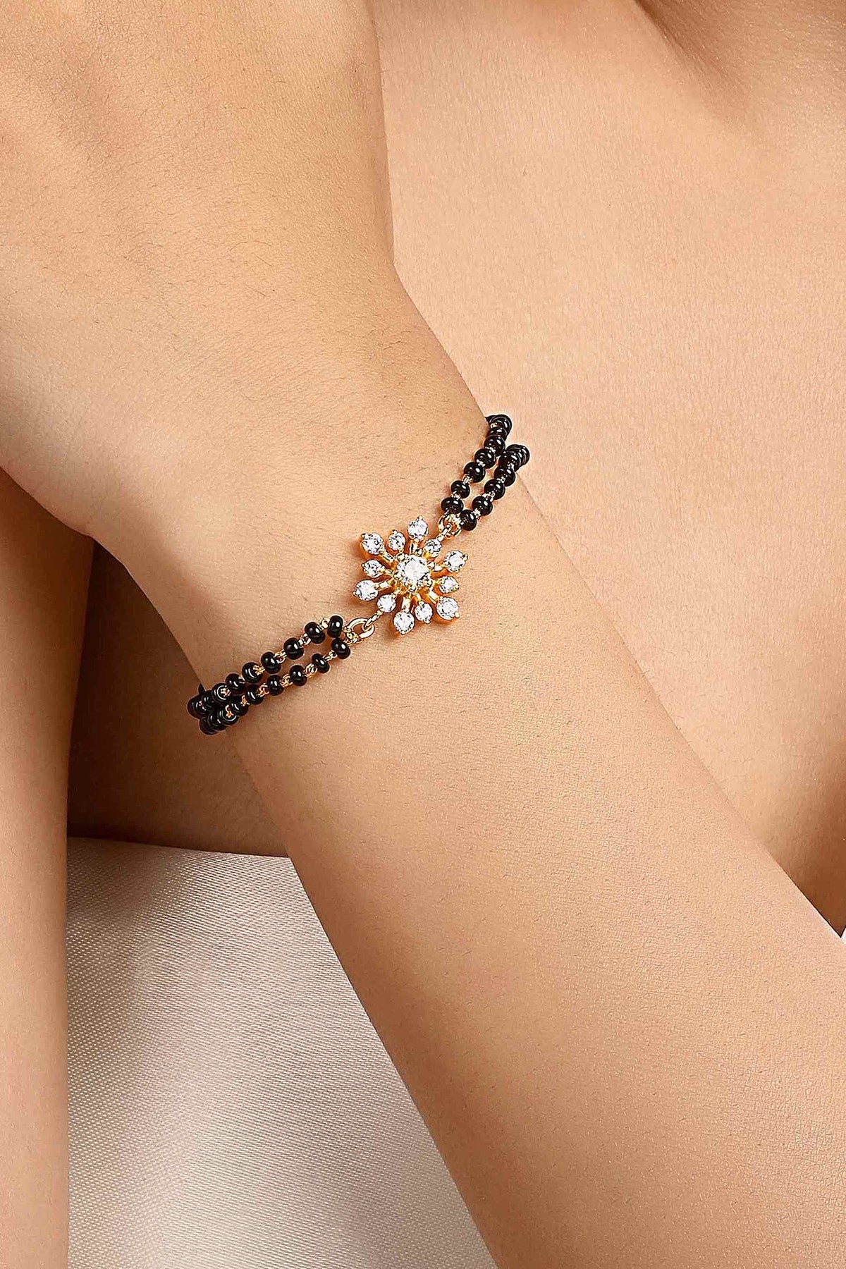 Buy Black Ayraa Hand Mangalsutra by Sica for women online at ScrollnShops